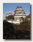 Himeji castle, originally build in 1346. It contains a labyrinth of an approach, designed to confound intruders, but was never attacked that way, so remains untested. IMG_6834